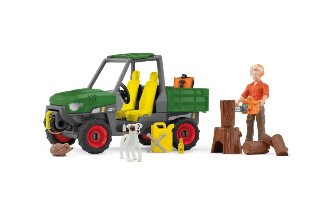 Online Working in the Forest Farmer with Vehicle 42659 Pre School|Role Play