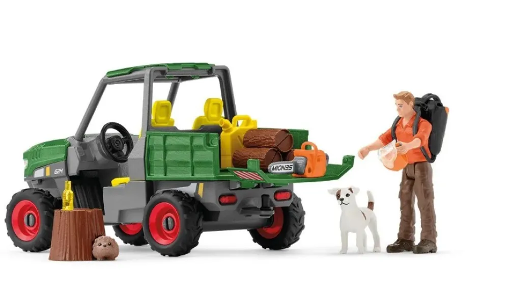Online Working in the Forest Farmer with Vehicle 42659 Pre School|Role Play