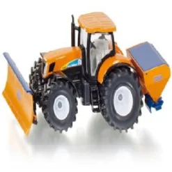 Hot New Holland Tractor With Snow Ploughing Plate & Salt Spreader 1: 50 scale Model Tractors|Role Play