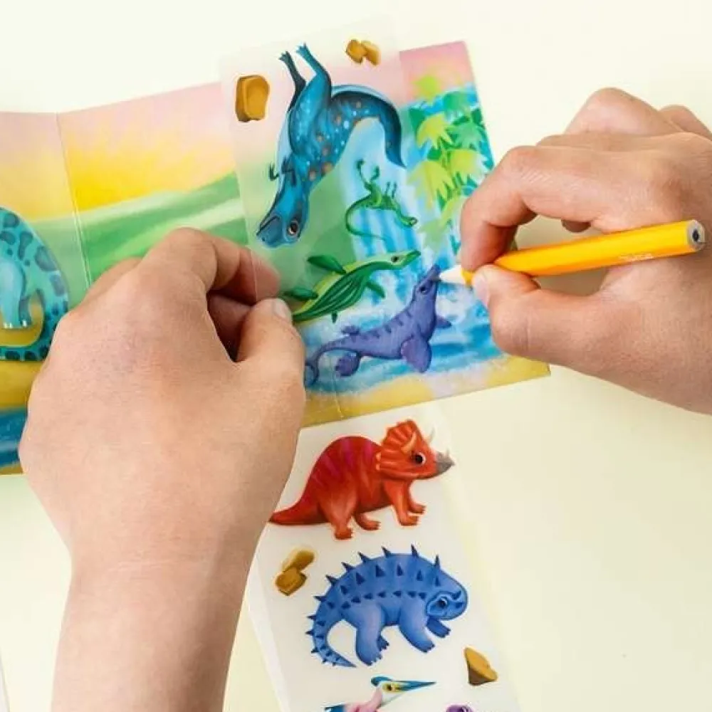 Best Tiger Tribe Dinosaur Mini Transfer Magic Puzzles|Creative Activities