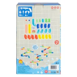 Hot Tiger Tribe Marble Water Run and Slide with Trees Pre School|Water Play