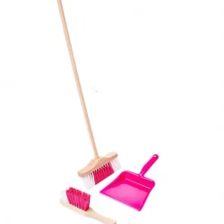 Best Dustpan, Brush and Broom Set PINK Role Play|Pre School