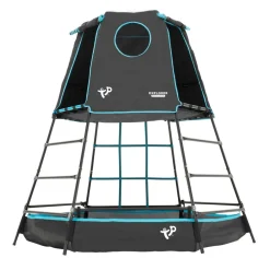 Best Explorer Metal Climbing Frame Black Edition with Platform, Den and Ball Pit Slides|Climbing Frames