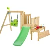 Clearance Forest Toddler Wooden Climbing Frame, Swing and Slide Set Pre School|Pre School