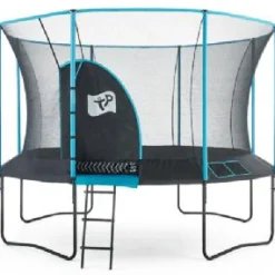Online Genius Round Blue 12ft Trampoline Trampolines|Sports