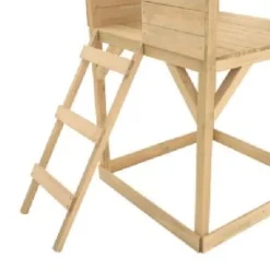 Treehouse Wooden Play Tower + Slide Houses|Climbing Frames