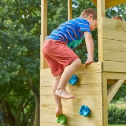 Sale Treehouse Wooden Play Tower Climbing Wall Climbing Frames|Climbing Frames