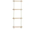 New Wooden 4 Rung Rope Ladder Games|Climbing Frames
