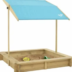 Hot Wooden Sandpit with Sun Canopy Pre School|Garden Toys